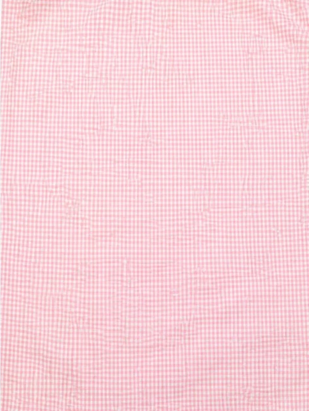 GUC Pottery Barn Kids- Pink White Girls Gingham Hamper Liner